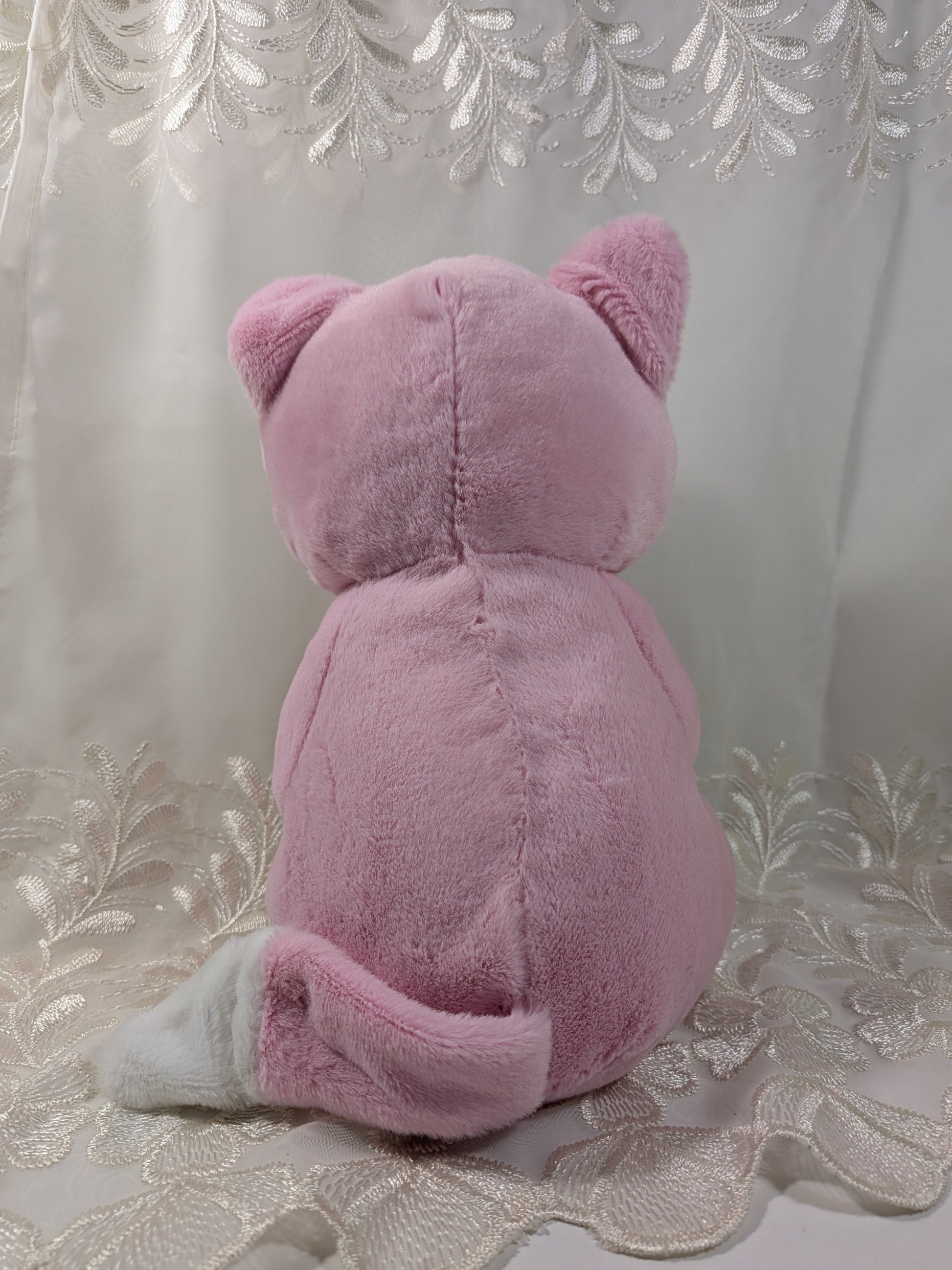 Ty Beanie Bellies - Lillibelle The Pink Cat (9 in) No Tag - Vintage Beanies Canada
