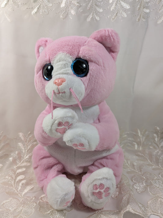 Ty Beanie Bellies - Lillibelle The Pink Cat (9 in) No Tag - Vintage Beanies Canada