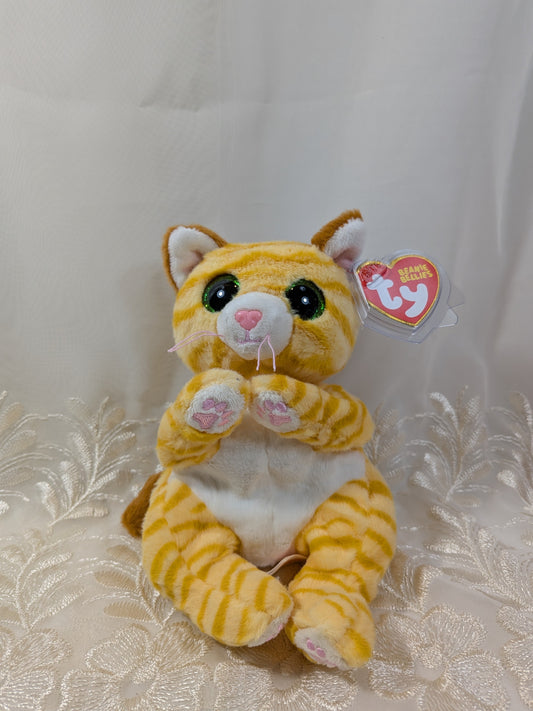 Ty Beanie Bellies - Mango The Orange Tabby Cat (6in) - Vintage Beanies Canada