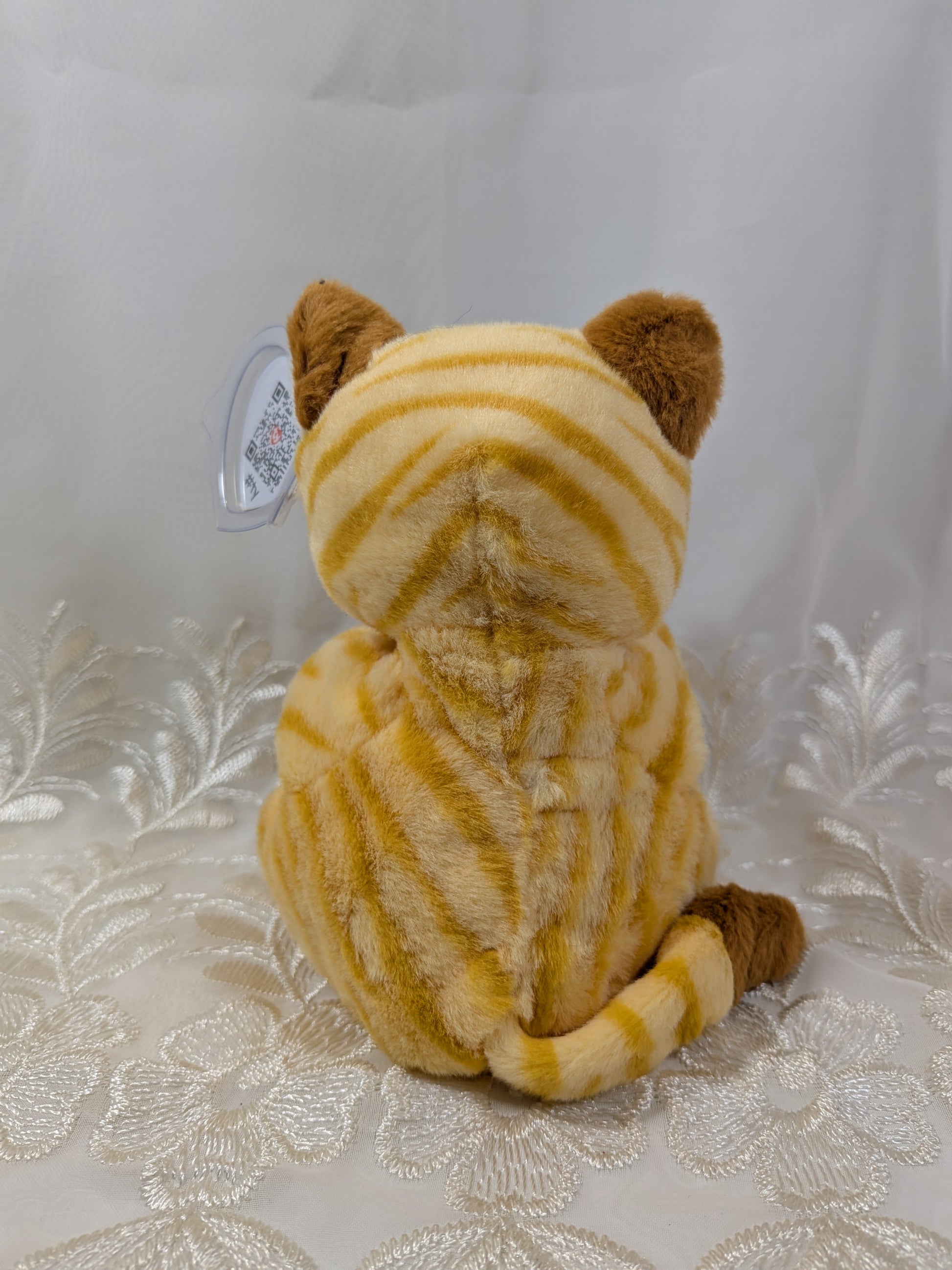 Ty Beanie Bellies - Mango The Orange Tabby Cat (6in) - Vintage Beanies Canada