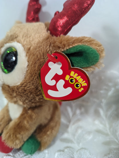 Ty Beanie Boo - Alpine The Reindeer (6 in) Scuffed Eyes - Vintage Beanies Canada