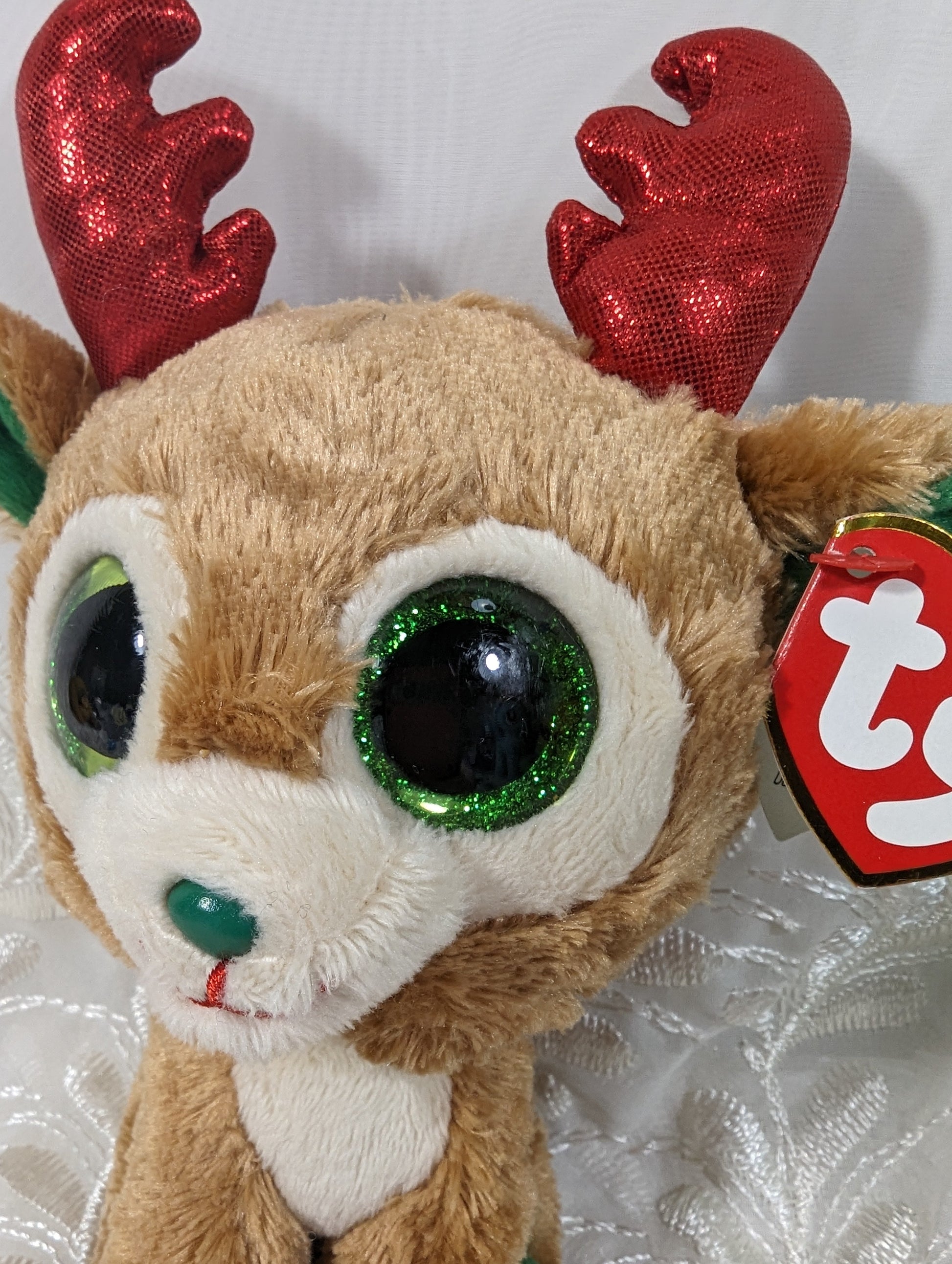 Ty Beanie Boo - Alpine The Reindeer (6 in) Scuffed Eyes - Vintage Beanies Canada