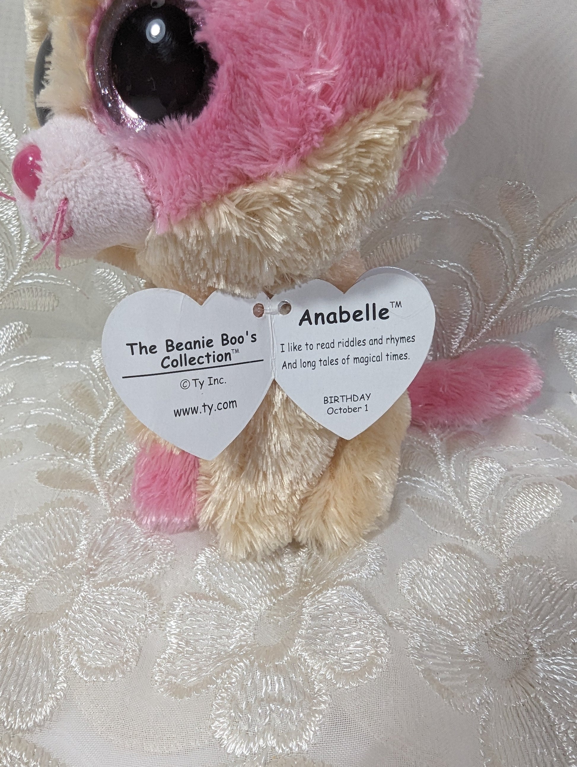 Ty Beanie Boo - Annabelle the cat (6 in) Barnes & Noble Exclusive *Rare* No Tag - Vintage Beanies Canada