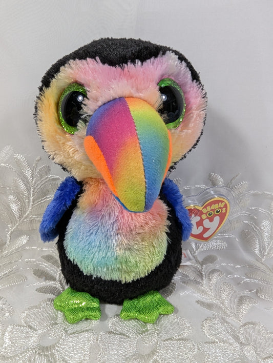 Ty Beanie Boo - Beaks The Toucan Bird (6 in) Near Mint - Vintage Beanies Canada