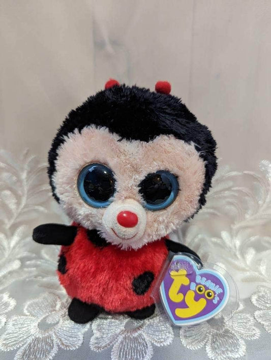 Ty Beanie Boo - Bugsy The Ladybug - First Generation Purple Tag (6in) - Vintage Beanies Canada