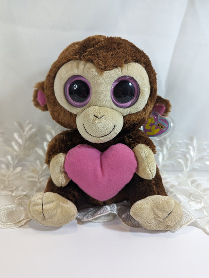 Ty Beanie Boo - Casanova the monkey (9in) First Gen Purple Tag - Vintage Beanies Canada