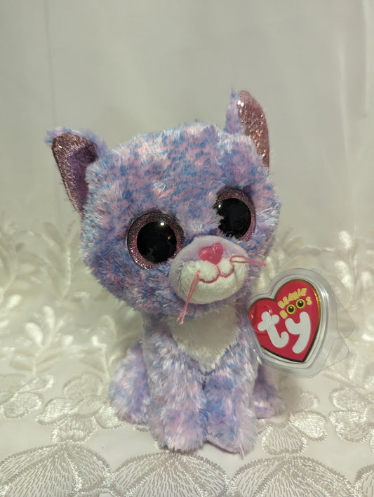 Ty Beanie Boo - Cassidy The Purple Cat (6in) - Vintage Beanies Canada