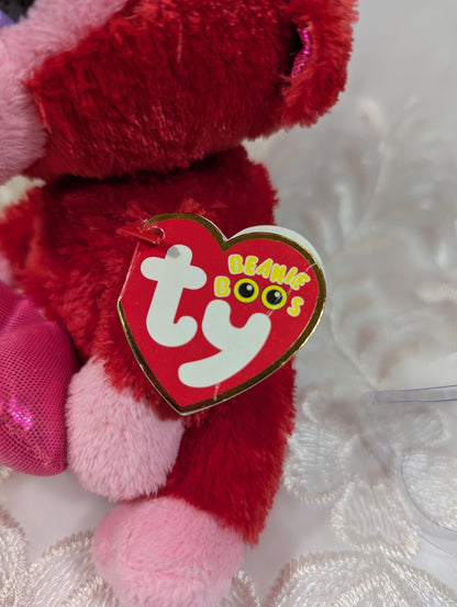 Ty Beanie Boo - Charming The Red Monkey (6in) Creased Tag - Vintage Beanies Canada