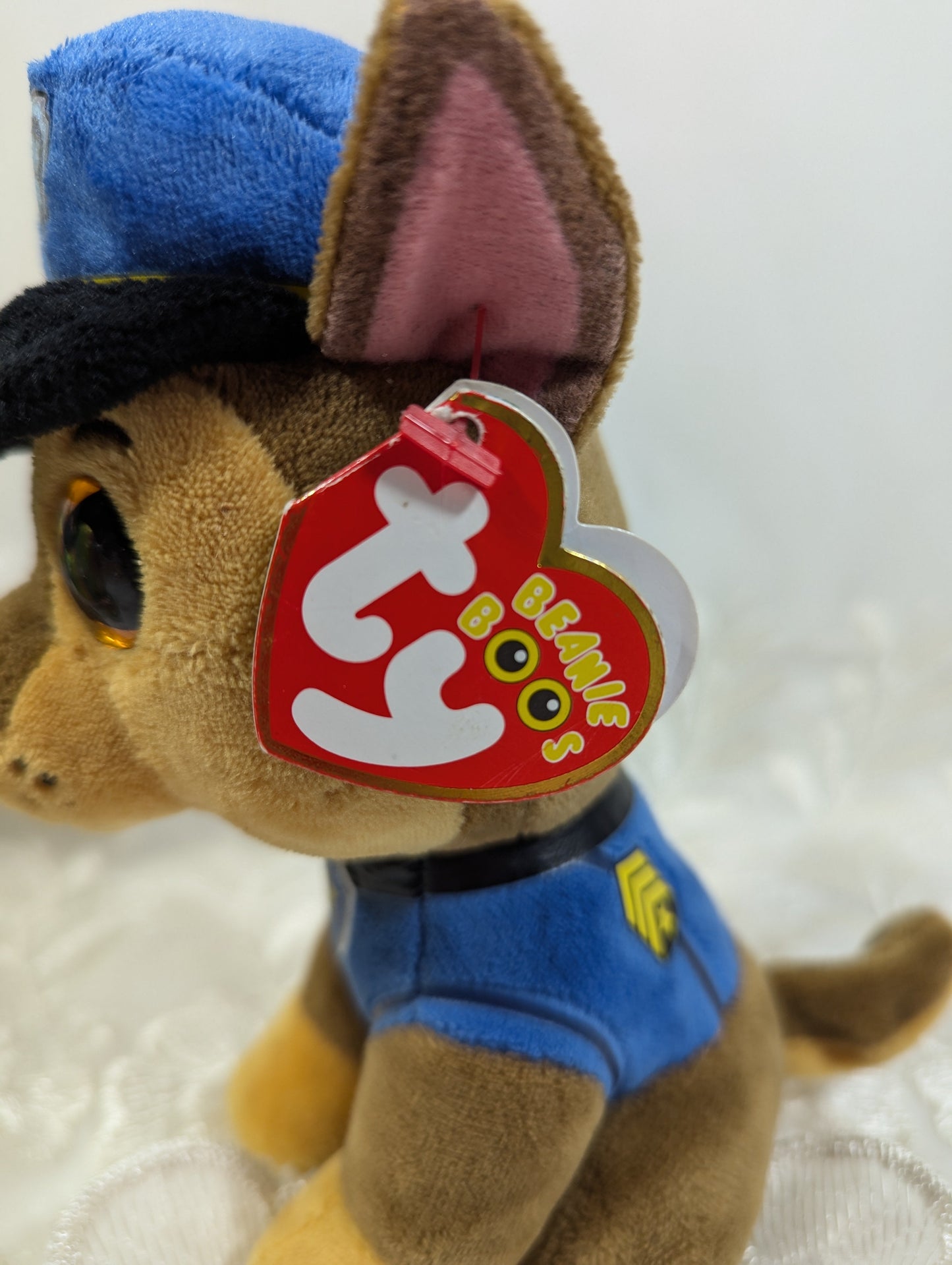 Ty Beanie Boo - Chase the Dog from the show Paw Patrol (6in) Near Mint Tag - Vintage Beanies Canada