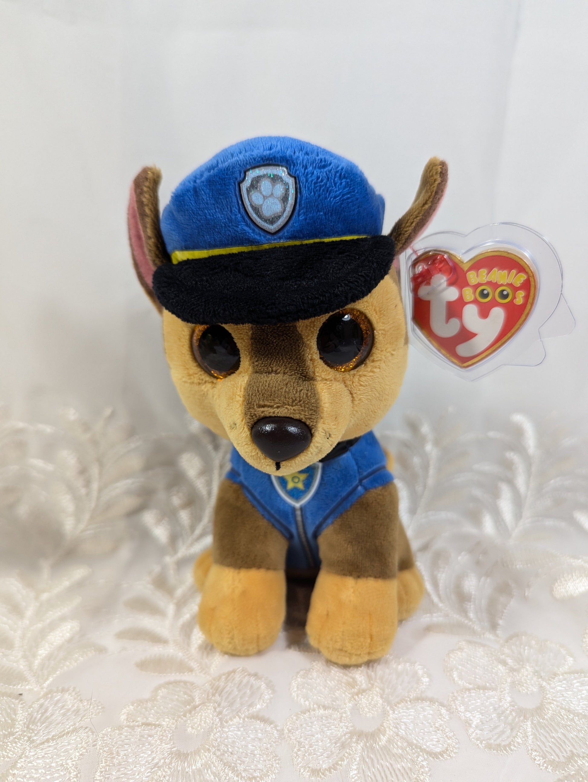 Ty Beanie Boo - Chase the Dog from the show Paw Patrol (6in) Near Mint Tag - Vintage Beanies Canada