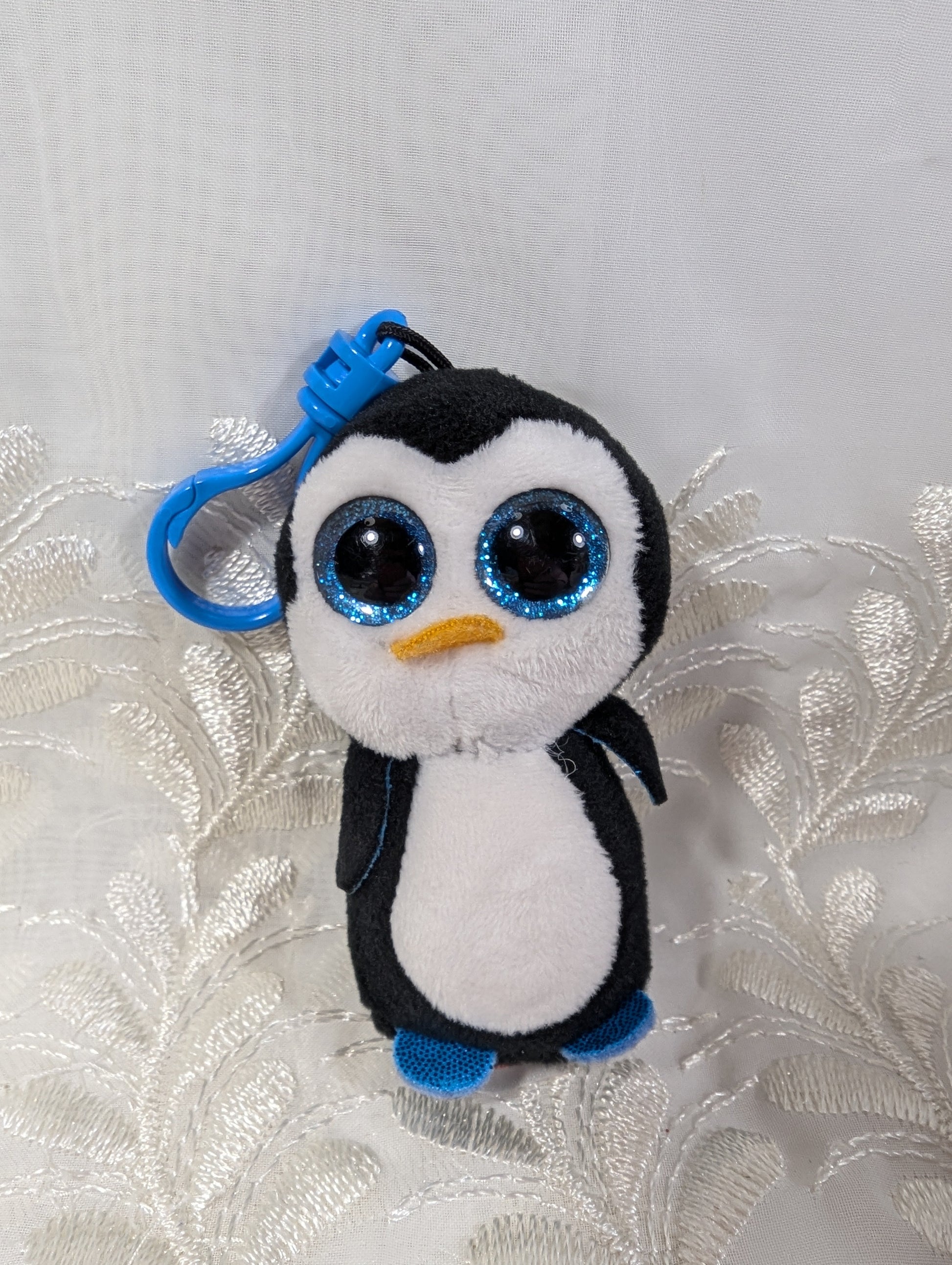 Ty Beanie Boo Clip - Waddles the penguin (3 In) No Tag - Vintage Beanies Canada