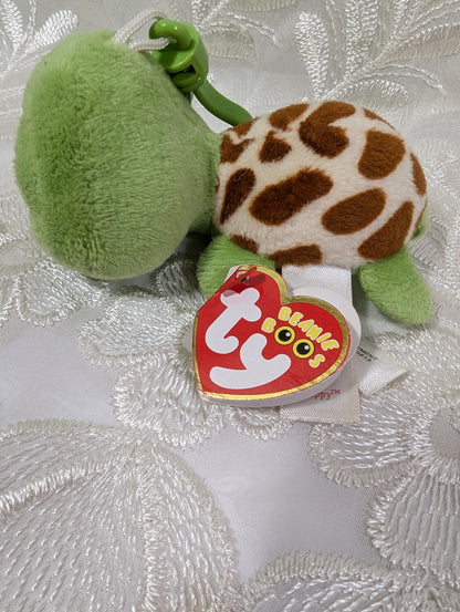 Ty Beanie Boo Clip - Zippy The Sea Turtle (4in) Scuffed eyes - Vintage Beanies Canada