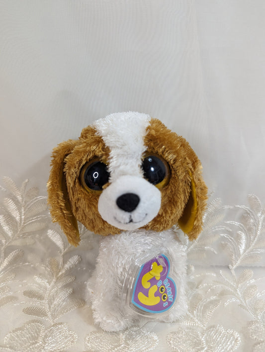 Ty Beanie Boo - Cookie The Dog (6in) *Rare* First Gen, Purple Tag - Vintage Beanies Canada