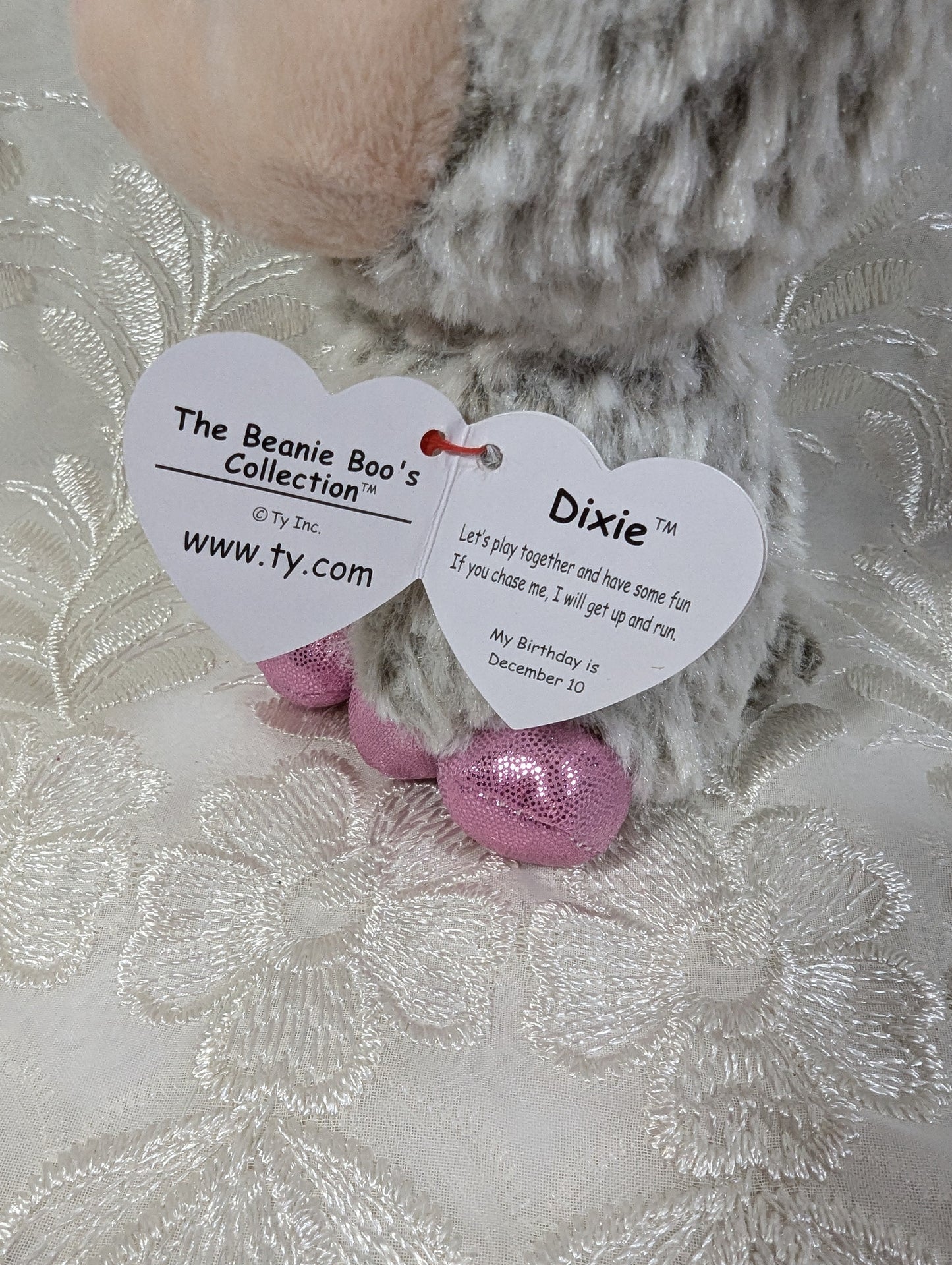 Ty Beanie Boo - Dixie the Lamb (6in) - Vintage Beanies Canada