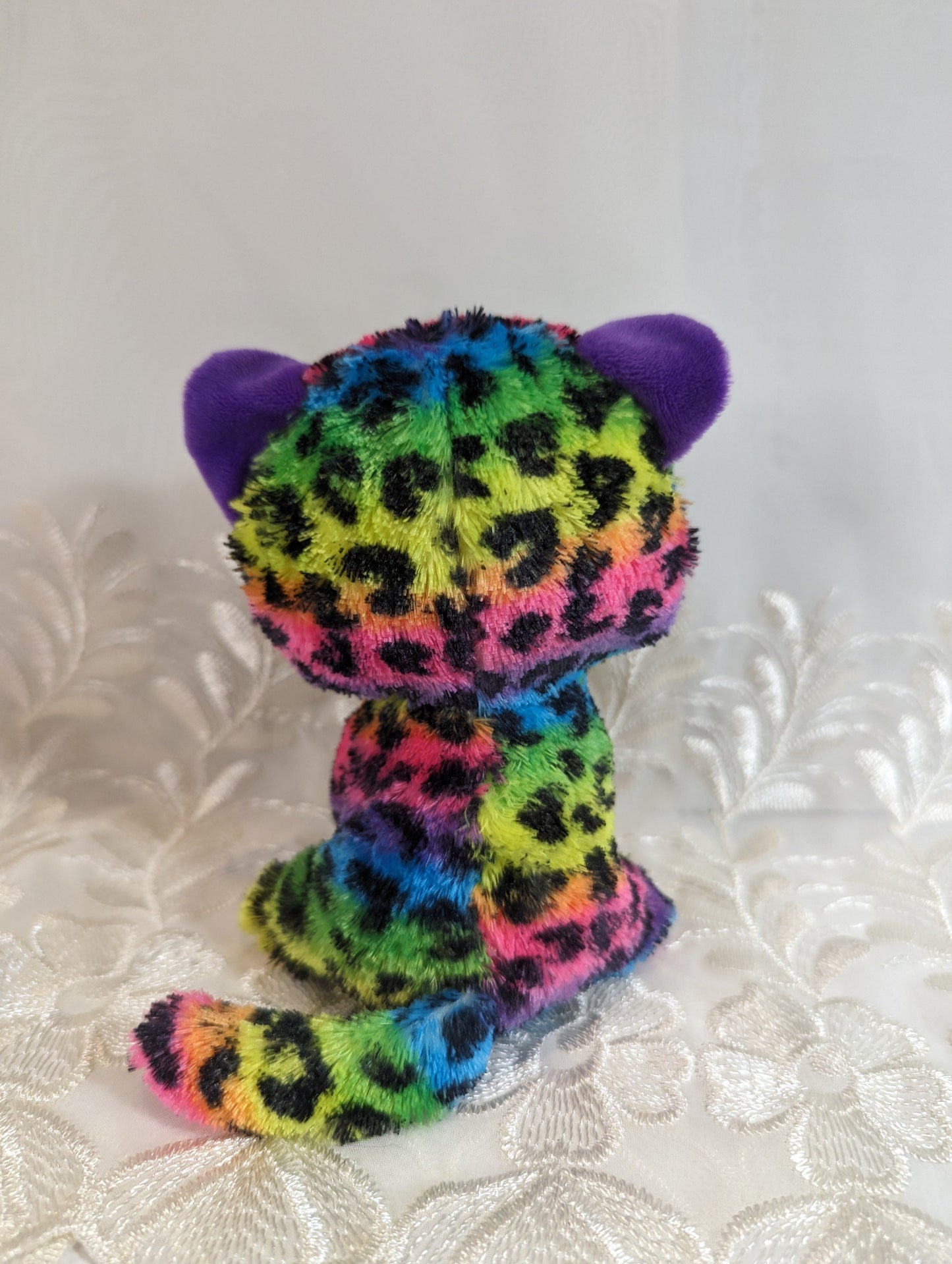 Ty Beanie Boo - Dotty The Rainbow Leopard (6 in) No Tag - Vintage Beanies Canada