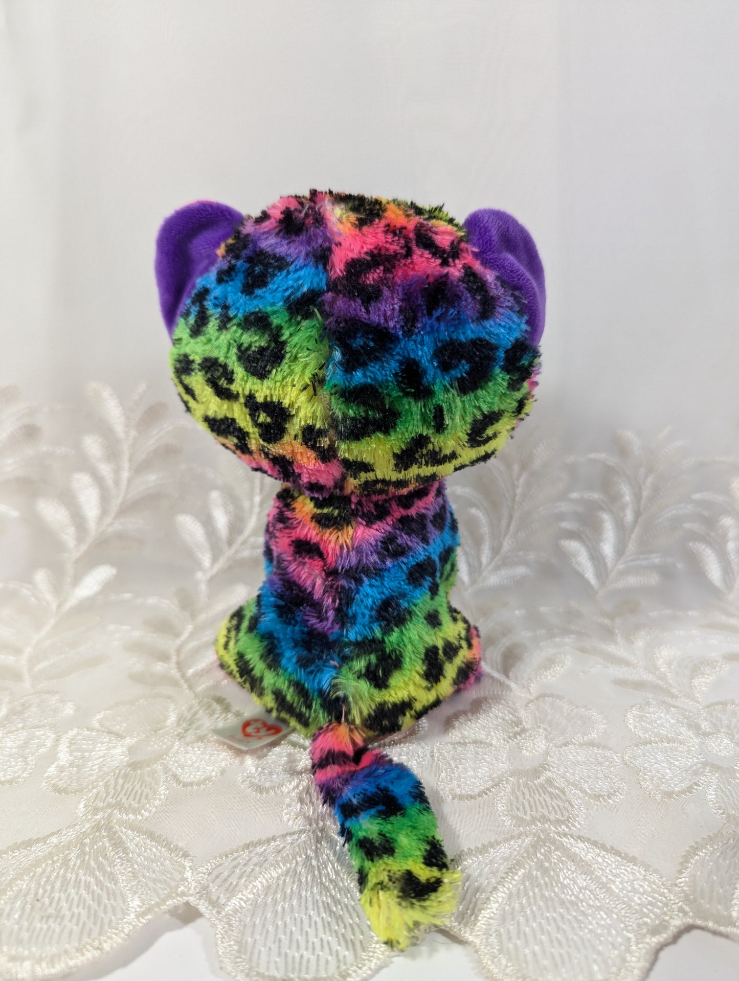 Ty Beanie Boo - Dotty The Rainbow Leopard (6 in) No Tag - Vintage Beanies Canada