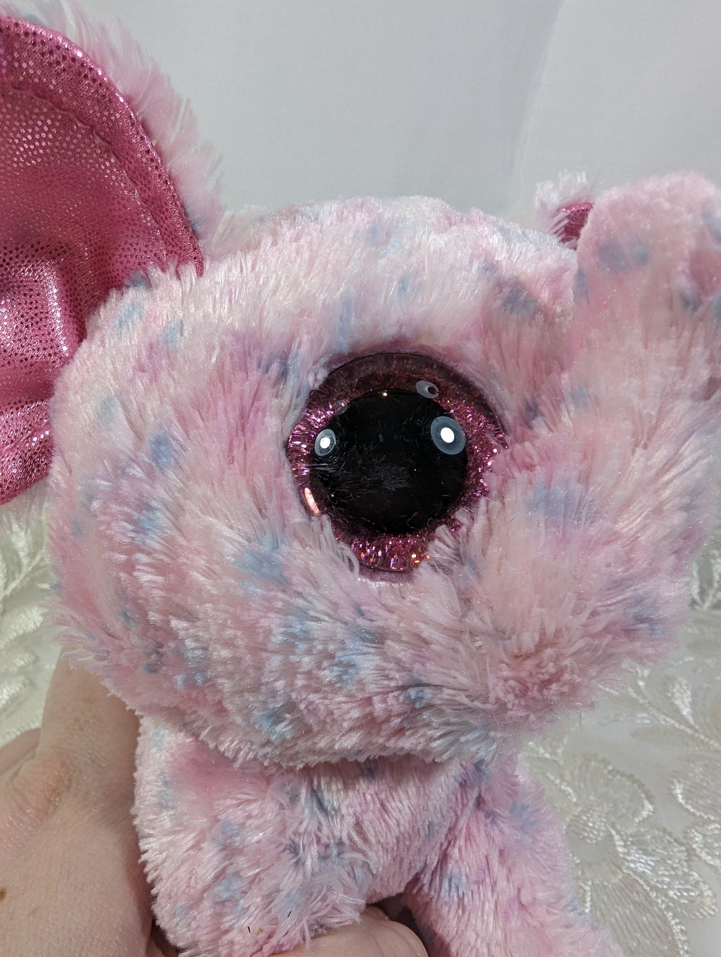 Ty Beanie Boo - Ellie The Pink Elephant (6in) Scuffed Eyes, No Tag - Vintage Beanies Canada