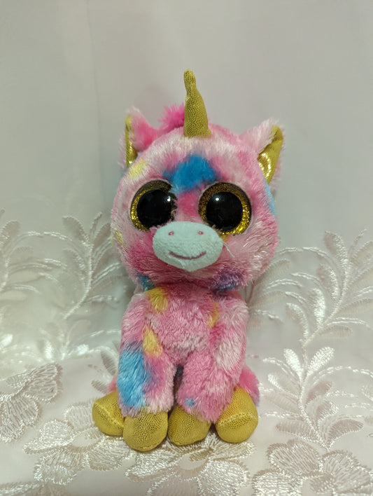 Ty Beanie Boo - Fantasia The Pink Unicorn (6in) No Hang Tag - Vintage Beanies Canada