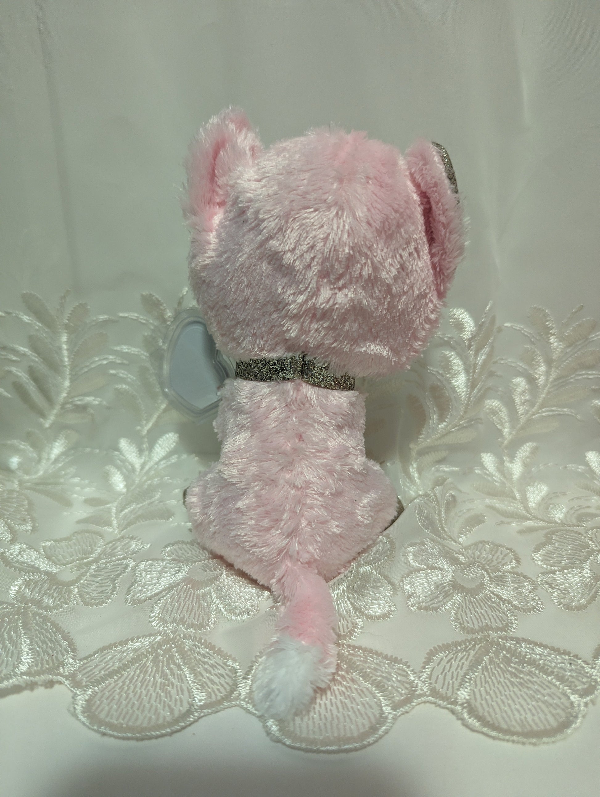 Ty Beanie Boo - Fiona The Pink Cat (6in) - Vintage Beanies Canada