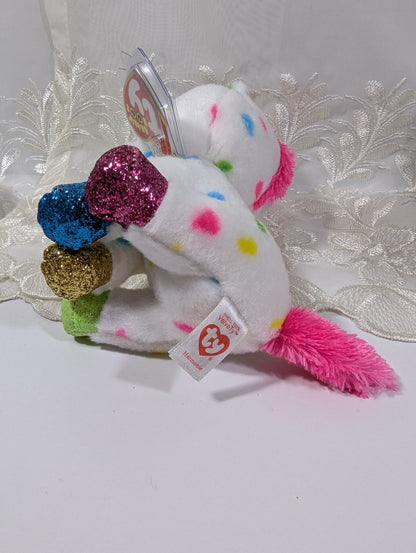 Ty Beanie Boo - Harmonie The Polka Dotted Unicorn (6in) - Vintage Beanies Canada