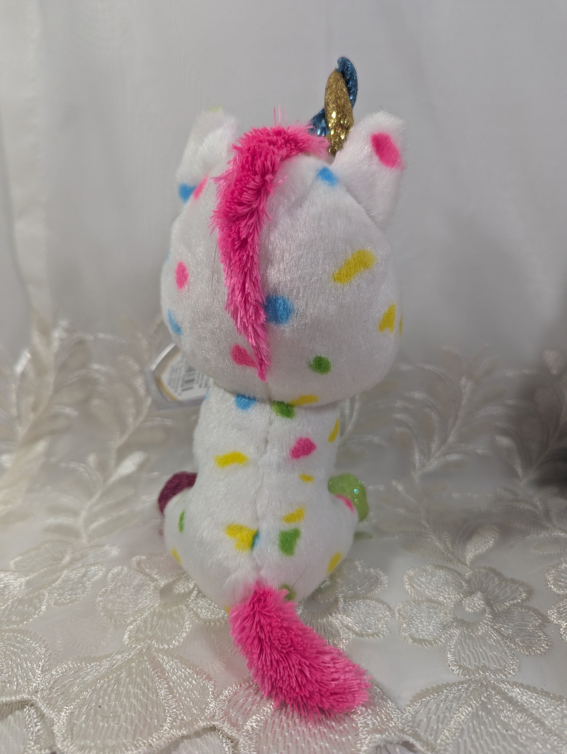 Ty Beanie Boo - Harmonie The Polka Dotted Unicorn (6in) - Vintage Beanies Canada