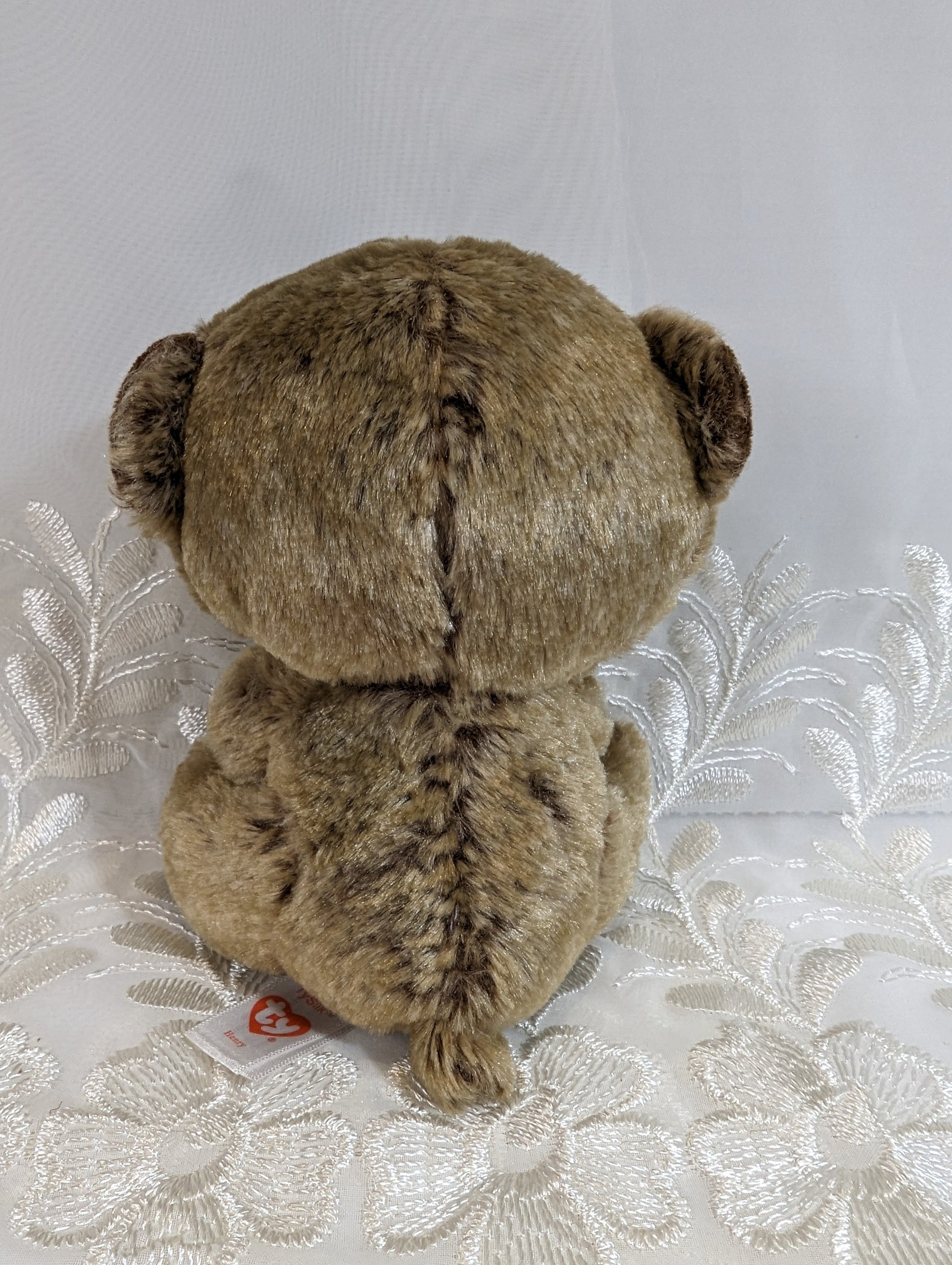 Ty Beanie Boo - Henry the Bear Holding Fish (6 in) Canada Exclusive *Rare* No Tag - Vintage Beanies Canada