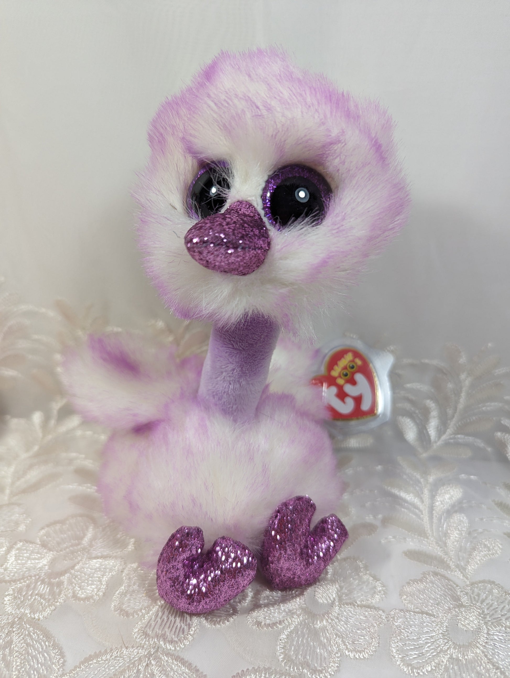 Ty Beanie Boo - Kenya The Purple Ostrich (8 IN) - Vintage Beanies Canada