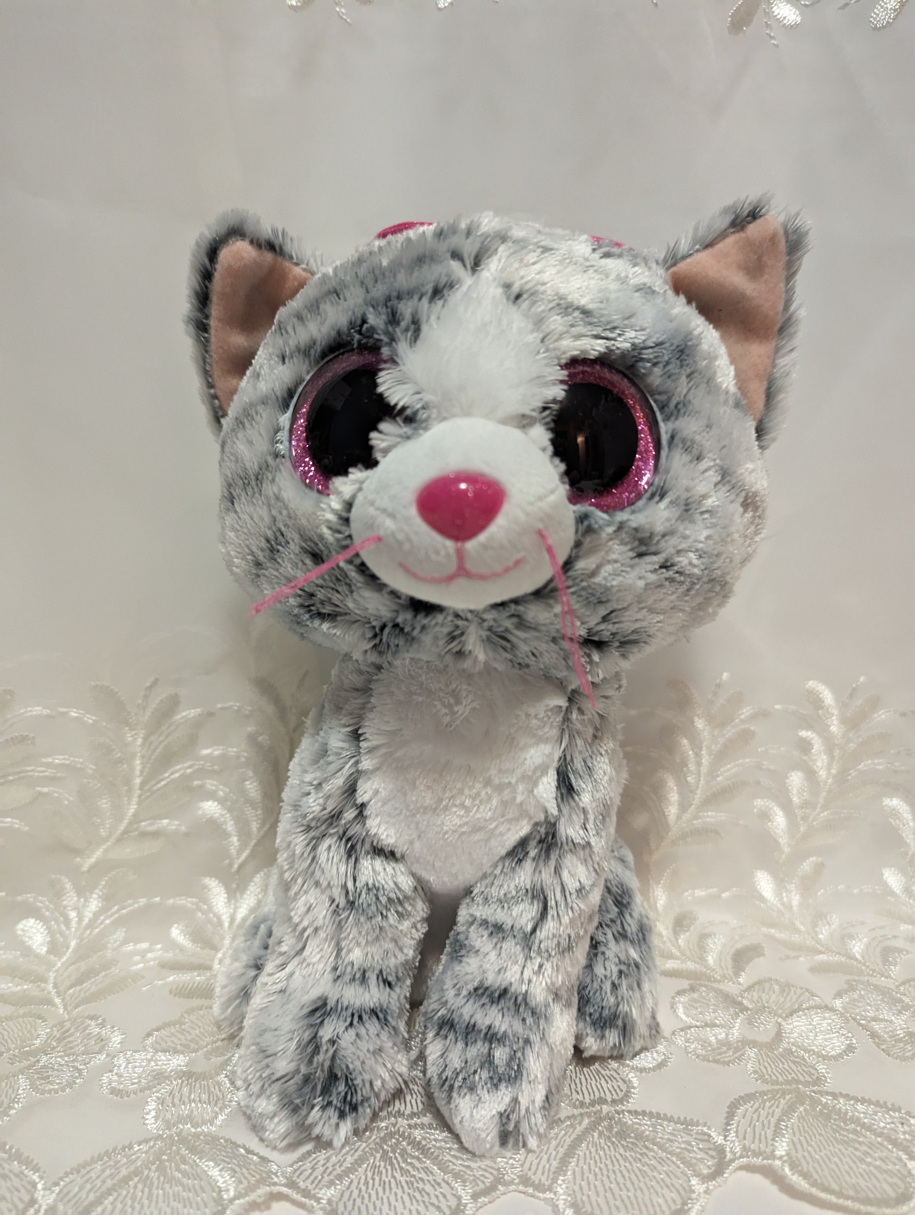 Ty Beanie Boo Kiki The Gray Cat 9in No Tag Vintage Beanies Canada