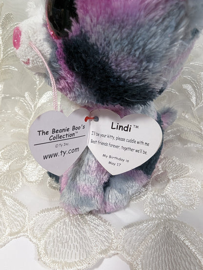 Ty Beanie Boo - Lindi The Cat (6in) Non - mint Tag - Vintage Beanies Canada