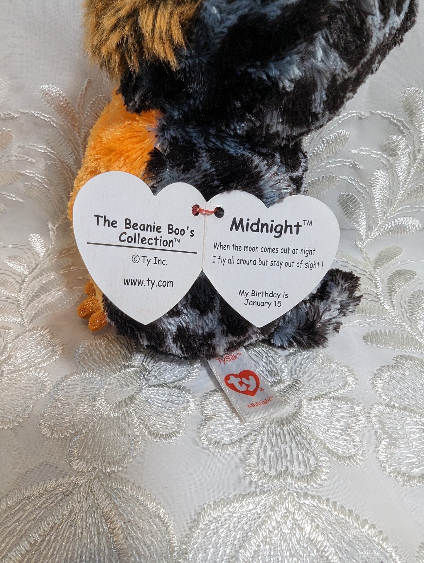 Ty Beanie Boo - Midnight The Owl (6in) - Vintage Beanies Canada