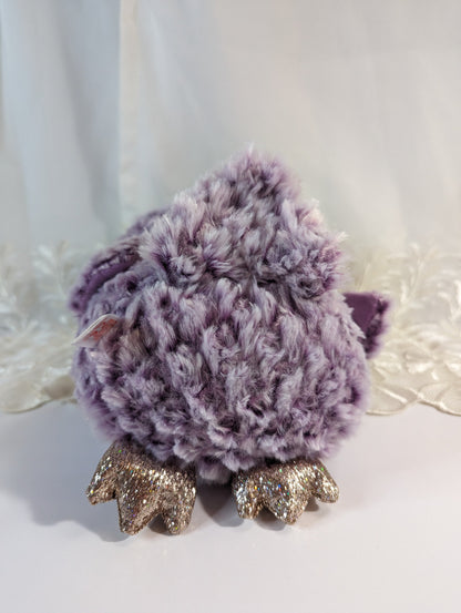 Ty Beanie Boo - Moonlight The Purple Owl (9in) No Tag - Vintage Beanies Canada