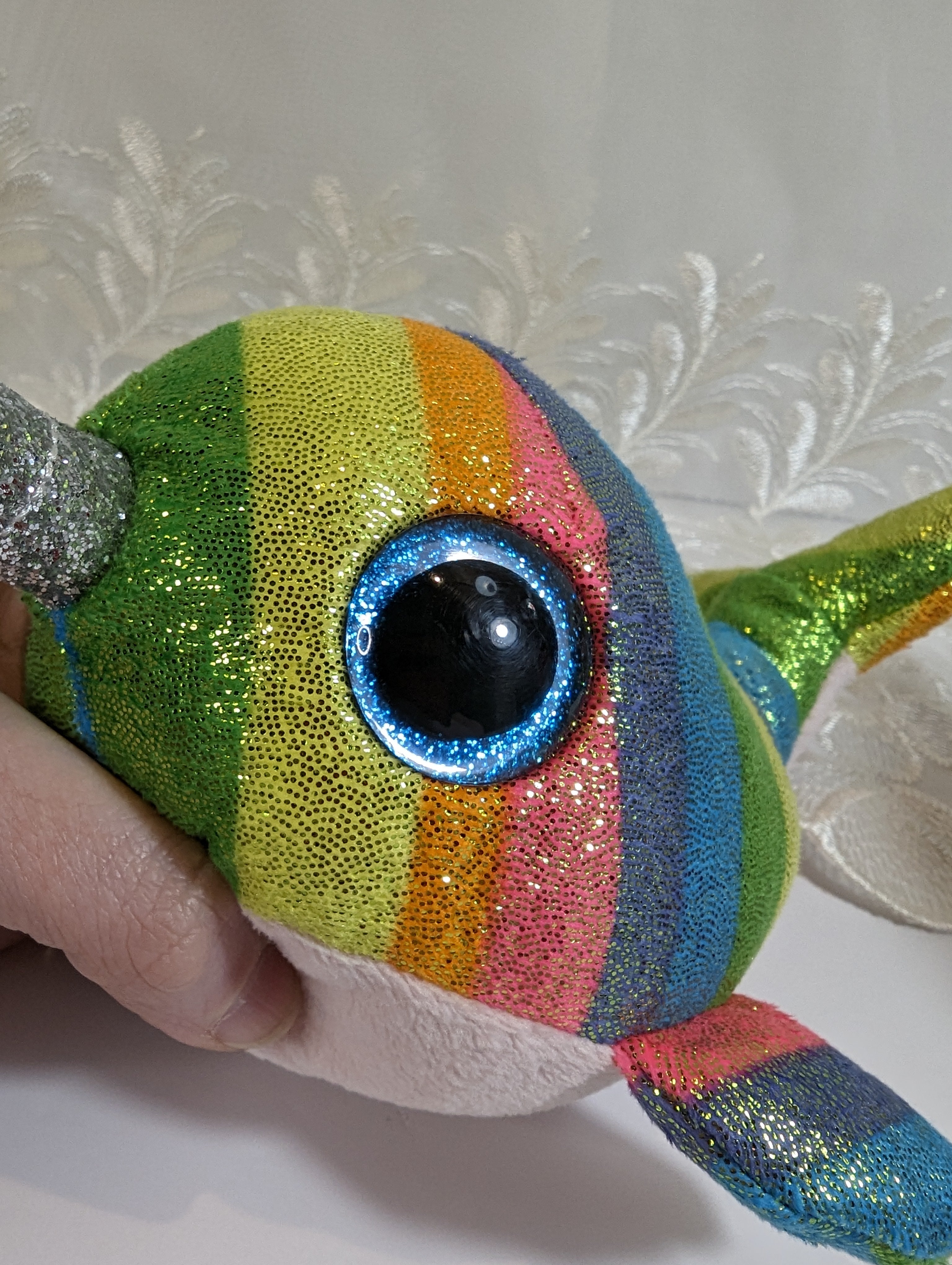 Ty Beanie Boo Nori The Rainbow Narwhal 6in Scuffed Eyes No Tag Vintage Beanies Canada