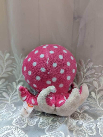 Ty Beanie Boo - Ollie The Pink Octopus With White Polka Dots (6 in) - Vintage Beanies Canada