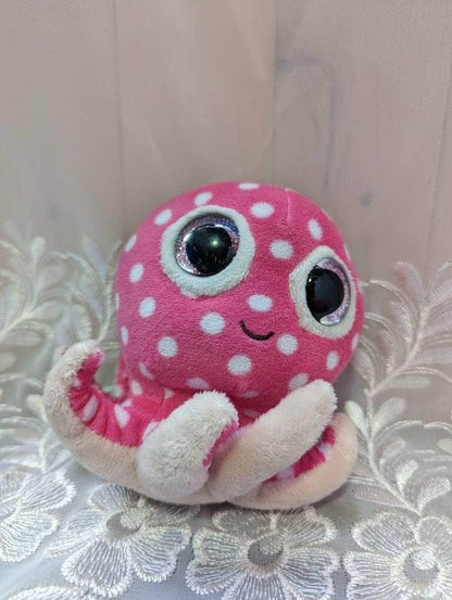 Ty Beanie Boo - Ollie The Pink Octopus With White Polka Dots (6 in) - Vintage Beanies Canada