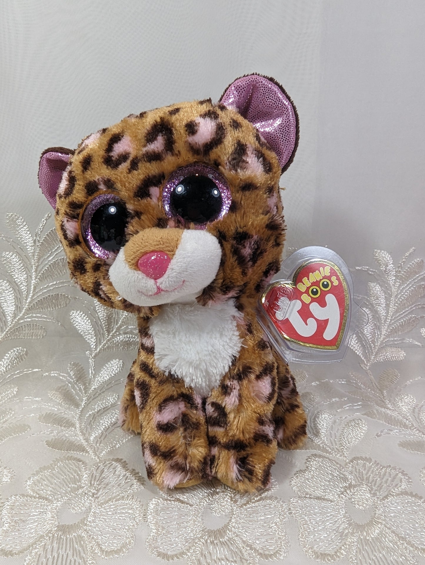 Ty Beanie Boo - Patches The Leopard (6in) Near Mint Hang Tag - Vintage Beanies Canada