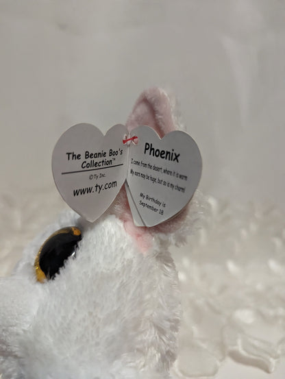 Ty Beanie Boo - Phoenix The White Fox (6in) Please see description - Vintage Beanies Canada