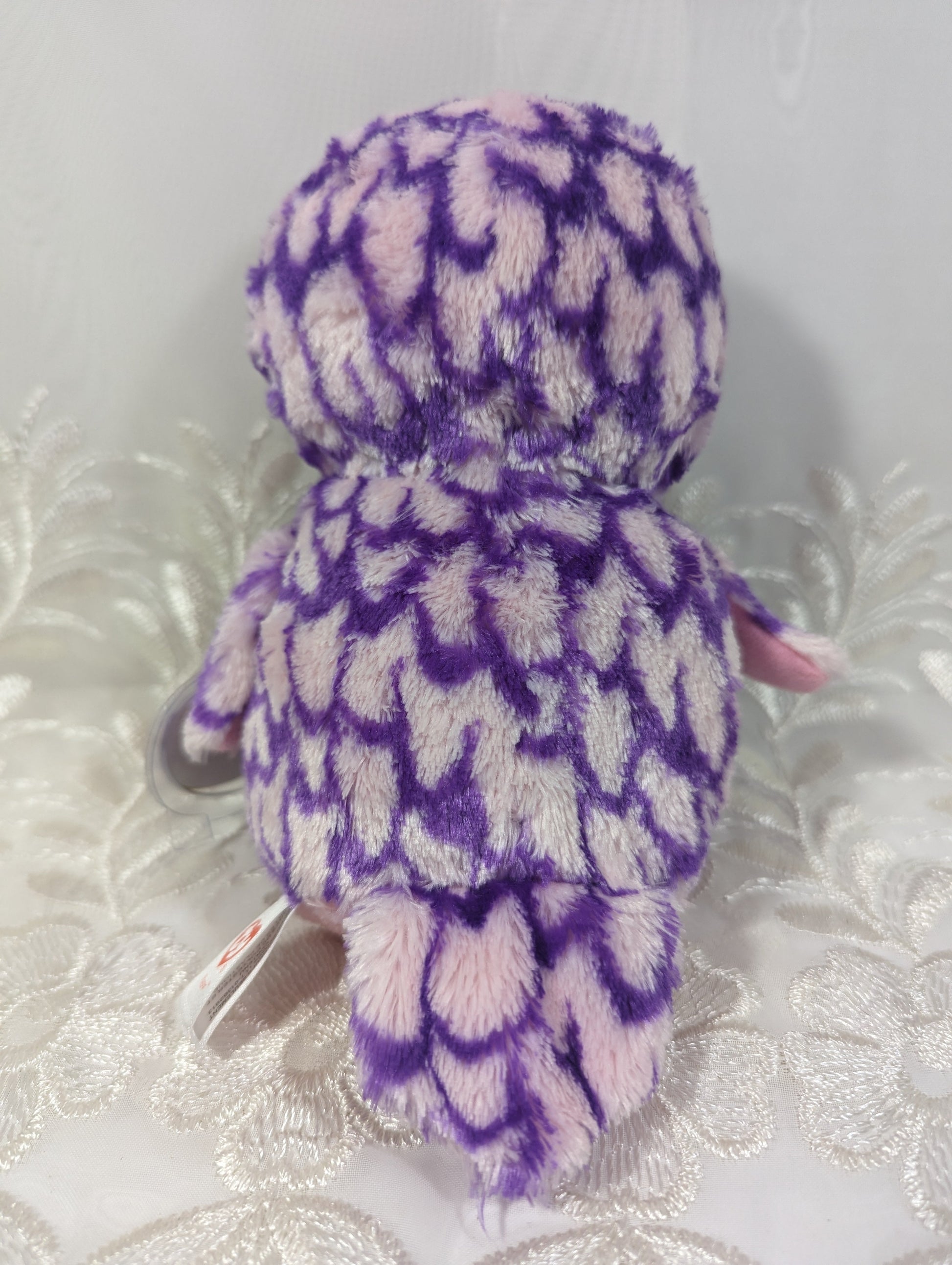 Ty Beanie Boo - Pipper the Purple Owl (6in) Scuffed eye - Vintage Beanies Canada