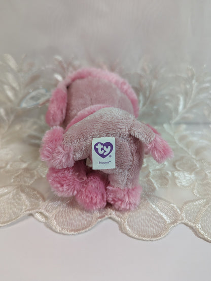 Ty Beanie Boo - Princess The Pink Poodle Dog (6in) *Rare* First Gen Purple Tag - Vintage Beanies Canada