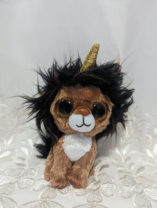 Ty Beanie Boo - Ramsey The Lion Unicorn (6in) No Hang Tag - Vintage Beanies Canada