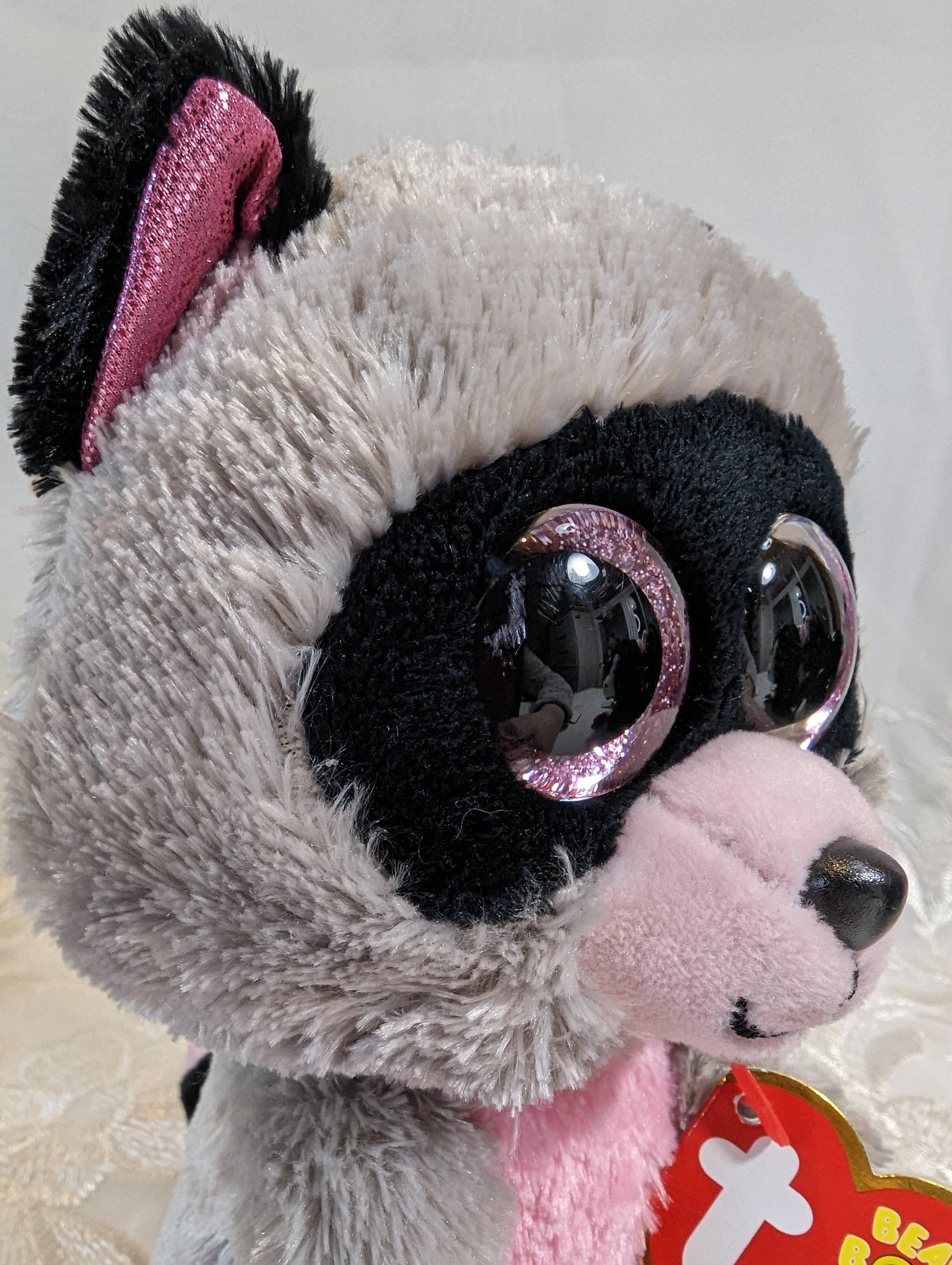 Ty Beanie Boo - Rocco The Raccoon (6in) Stuffed Eye - Vintage Beanies Canada