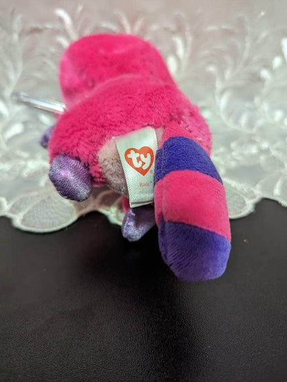 Ty Beanie Boo - Roxie The Pink Raccoon (6in) - Vintage Beanies Canada