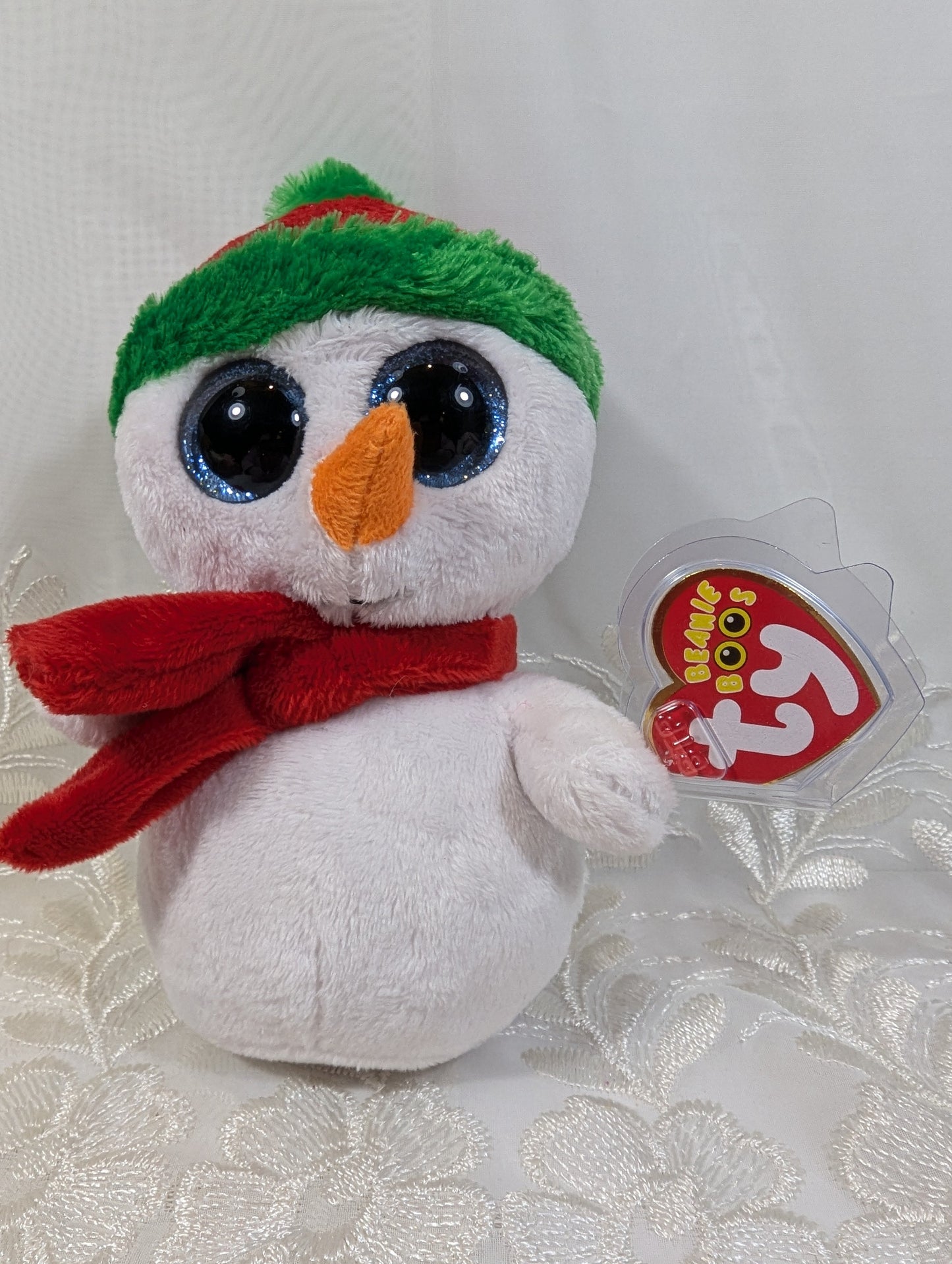 Ty Beanie Boo - Scoops The Snowman (6in) - Vintage Beanies Canada