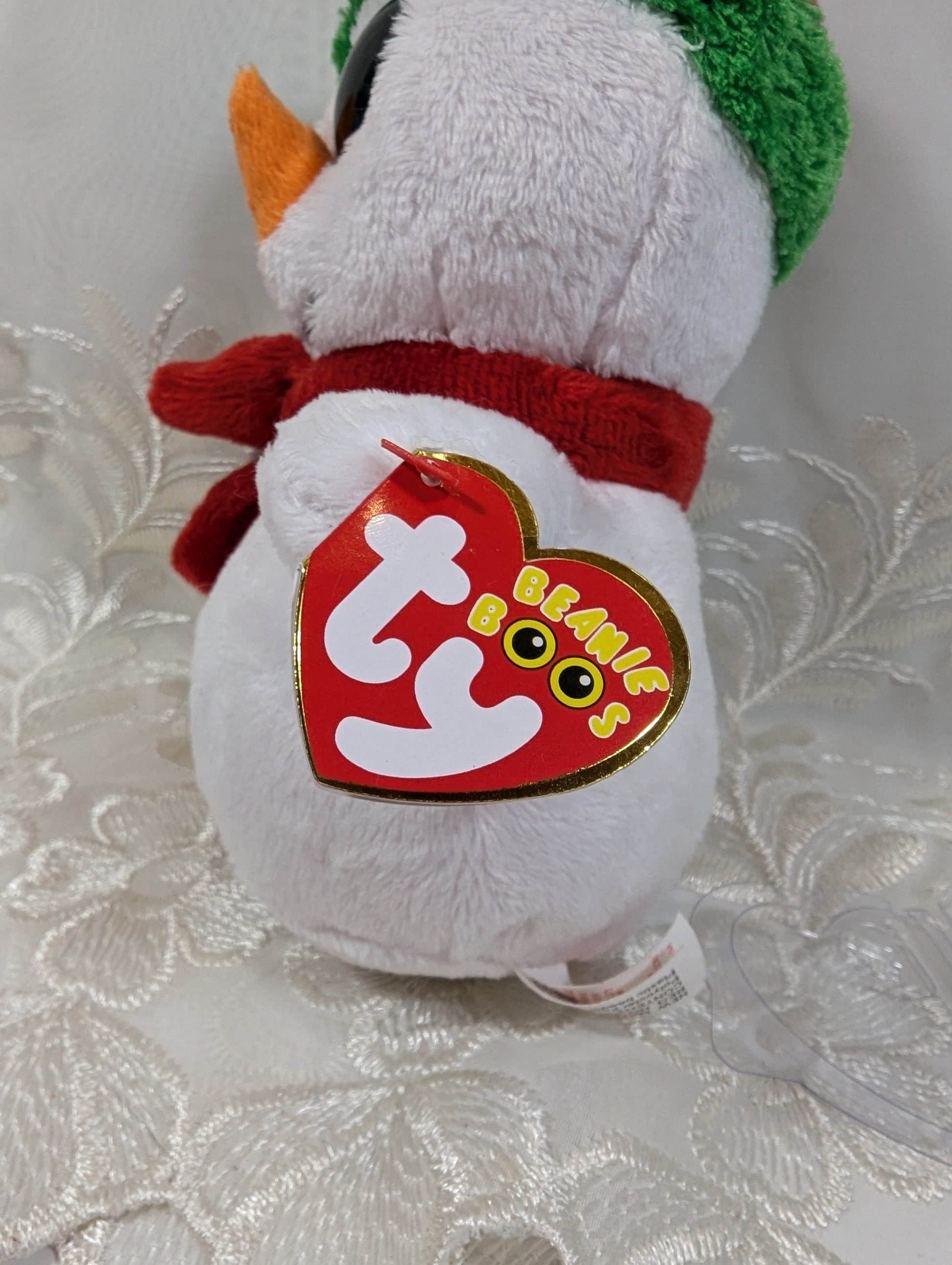 Ty Beanie Boo - Scoops The Snowman (6in) - Vintage Beanies Canada