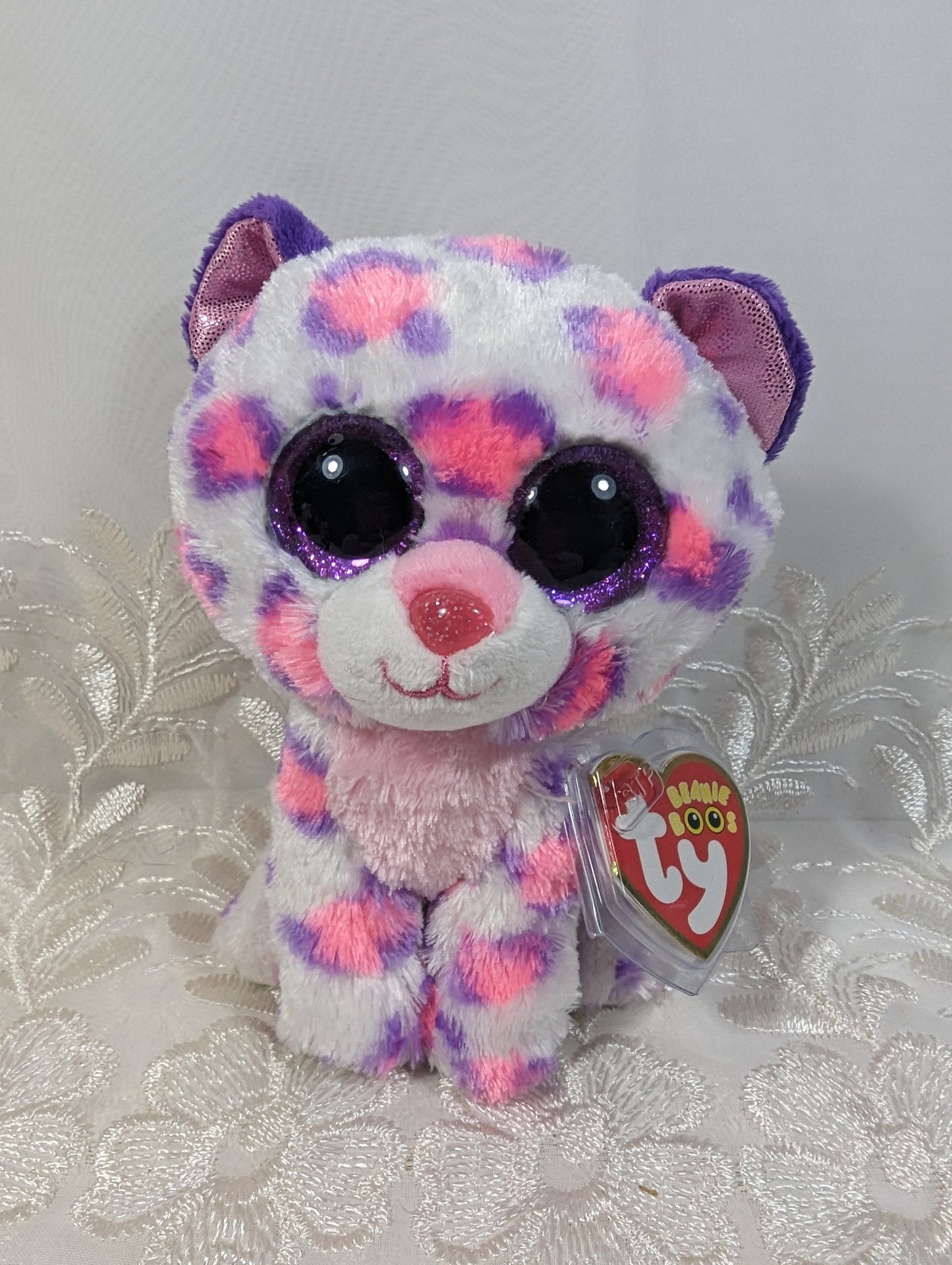 Ty Beanie Boo - Serena the Leopard (6in) Justice Exclusive - Vintage Beanies Canada