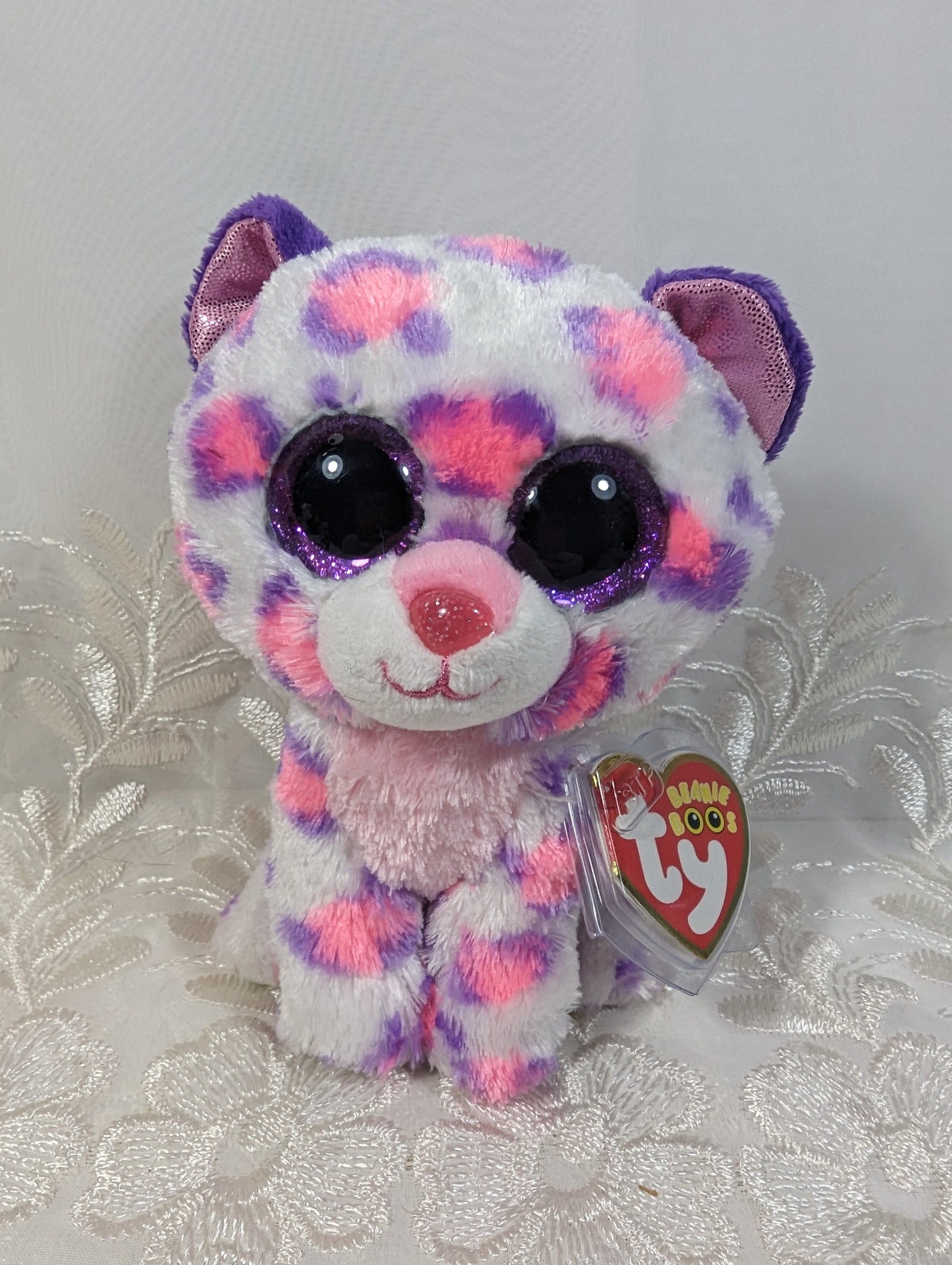 Ty Beanie Boo - Serena the Leopard (6in) Justice Exclusive - Vintage Beanies Canada