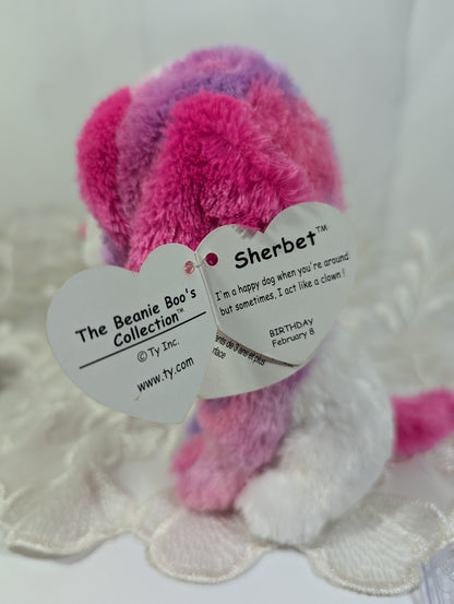 Ty Beanie Boo - Sherbet The Dog (6in) - Vintage Beanies Canada