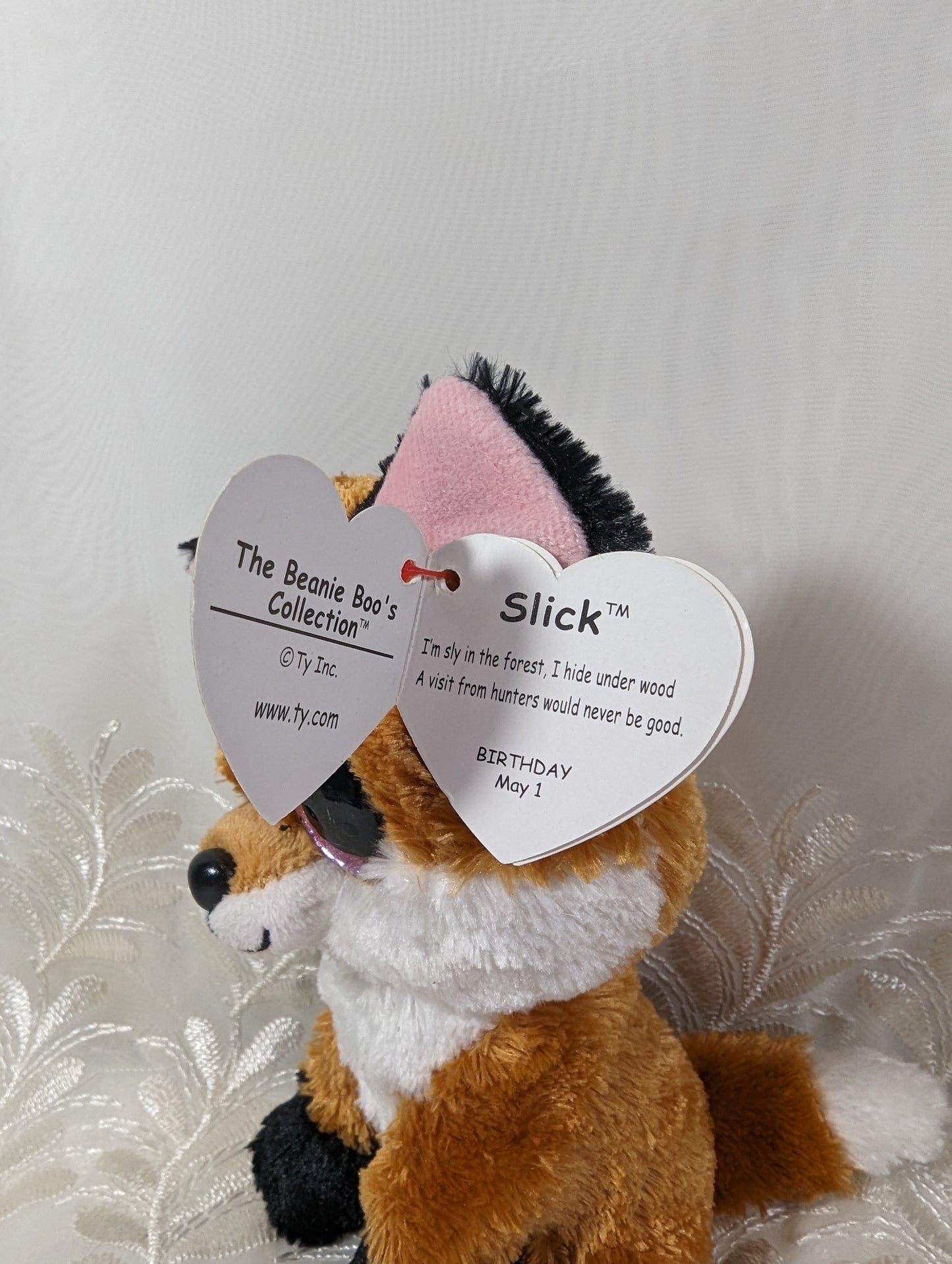 Ty Beanie Boo - Slick The Fox (6in) - Vintage Beanies Canada