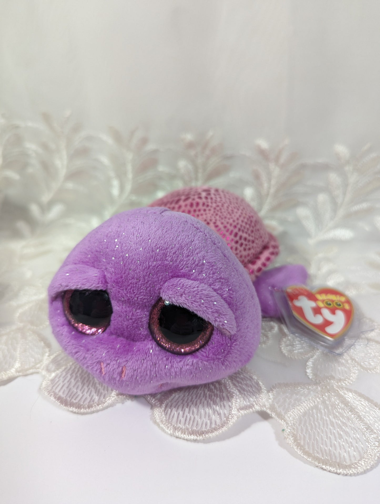 Ty Beanie Boo - Slowpoke The Purple Sea Turtle (6 in) - Vintage Beanies Canada