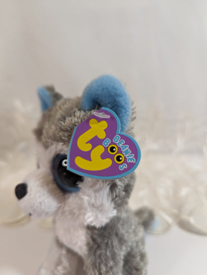 Ty Beanie Boo - Slush The Husky Dog (6 In) *Rare* First Gen, Purple Tag - Vintage Beanies Canada