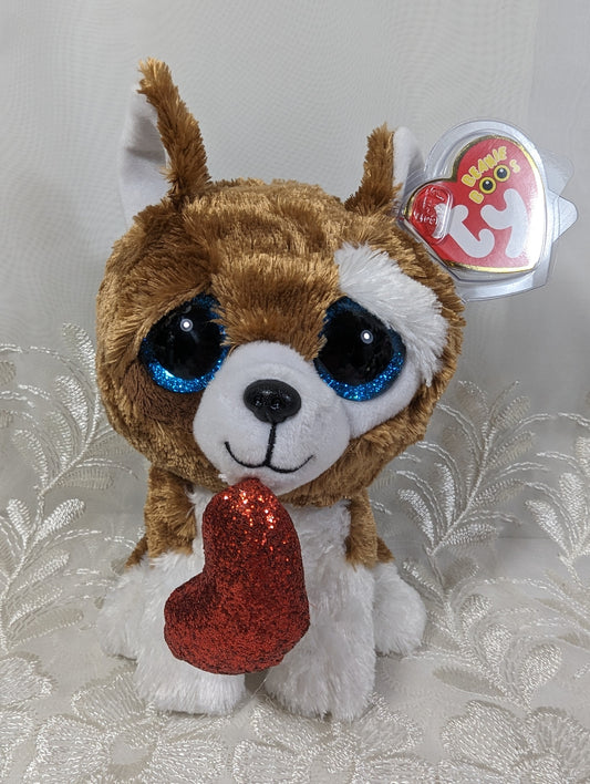 Ty Beanie Boo - Smooches The Valentine's Day Dog (6in) - Vintage Beanies Canada